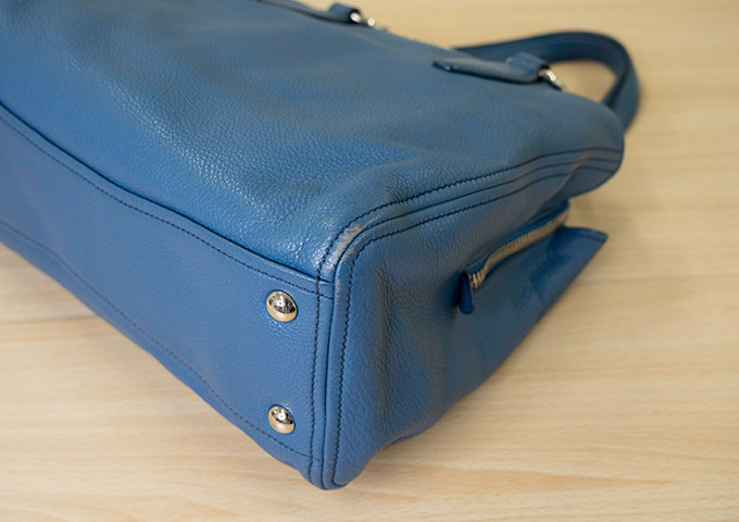 レザーバッグの傷、擦れ修理