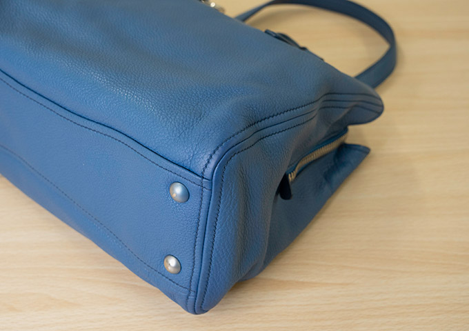 レザーバッグの傷、擦れ修理