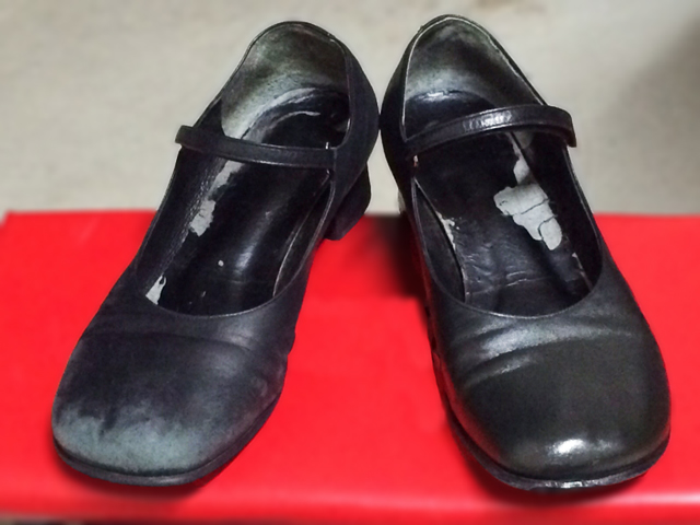 レディースパンプス修復事例