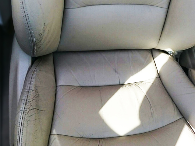 HONDA オデッセイの本革シート修復事例