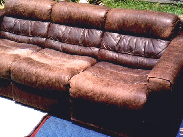 ソファー劣化（茶）