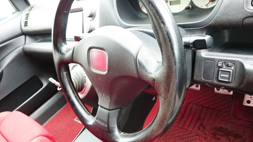 HONDA シビックTYPE Rのステアリング修復事例