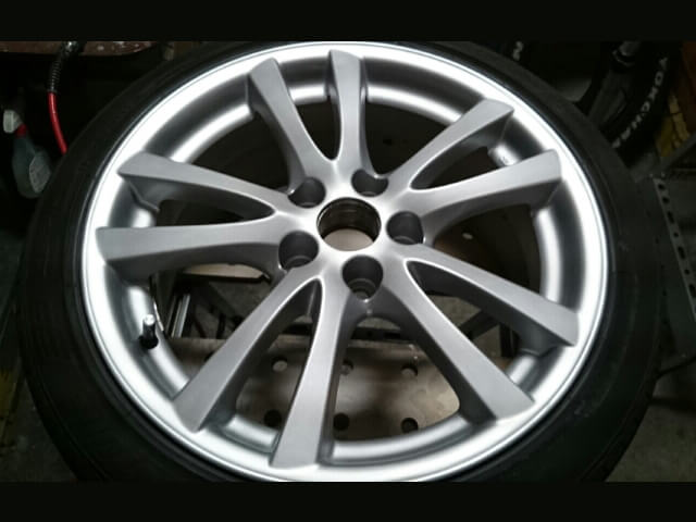 レクサス IS250純正ホイール塗装施工例