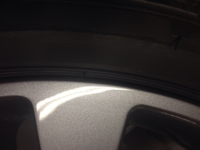 メルセデス・ベンツ　CLKクラス純正ホイール修復事例