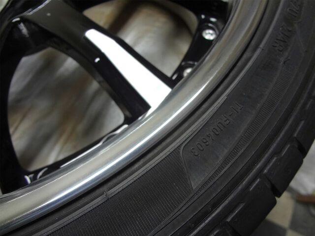 社外アルマイトホイール補修