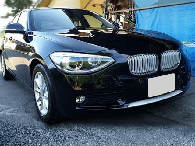 BMW 116iをマニキュアコートしました。
