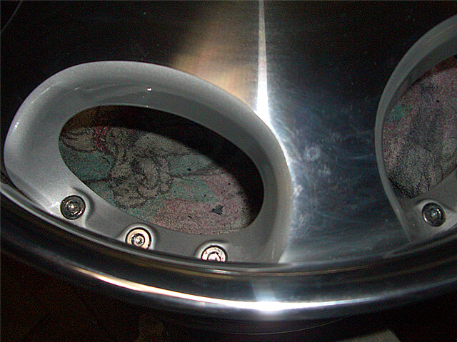 アルマイトホイール（リム傷大）修復事例