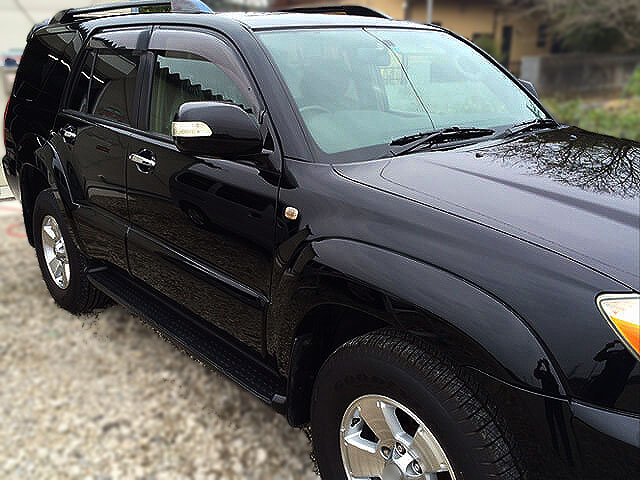 SUV車をマニキュアコートしました