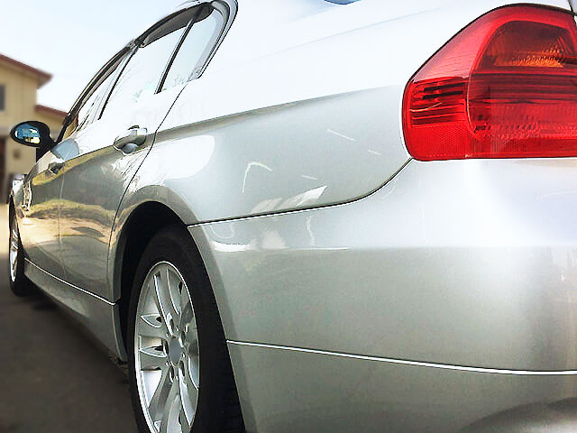 BMWをマニキュアコートしました。