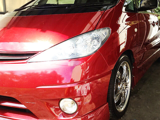 トヨタ エスティマ　カーコーティング施工事例