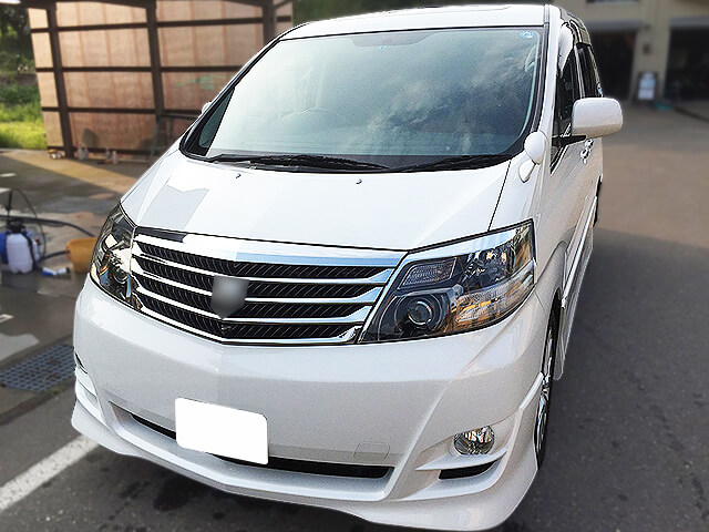 トヨタ アルファード　マニキュアコート