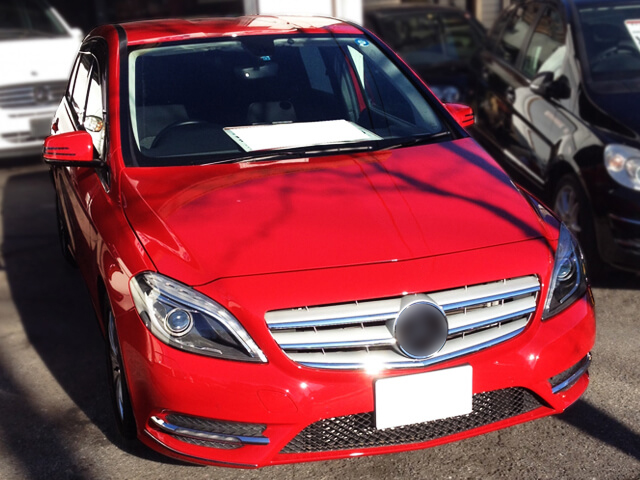 メルセデス・ベンツ B180のコーティング