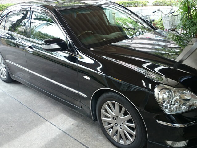 トヨタ マジェスタのカーコーティングの施工事例