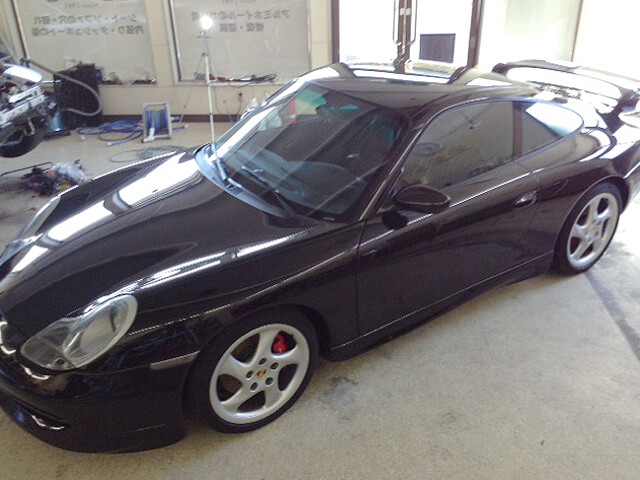 ポルシェ996をカーコーティング
