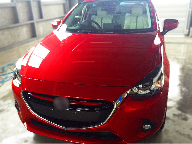 マツダ デミオのカーコーティング