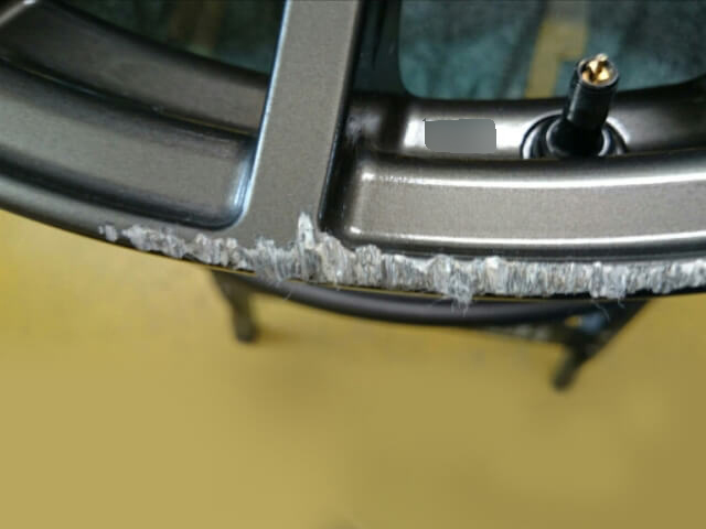 スバル WRX STI 純正ホイール修復例