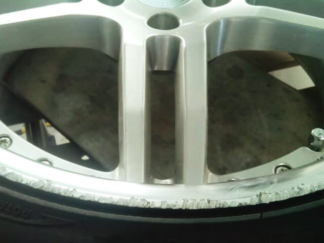 社外ホイールの施工事例