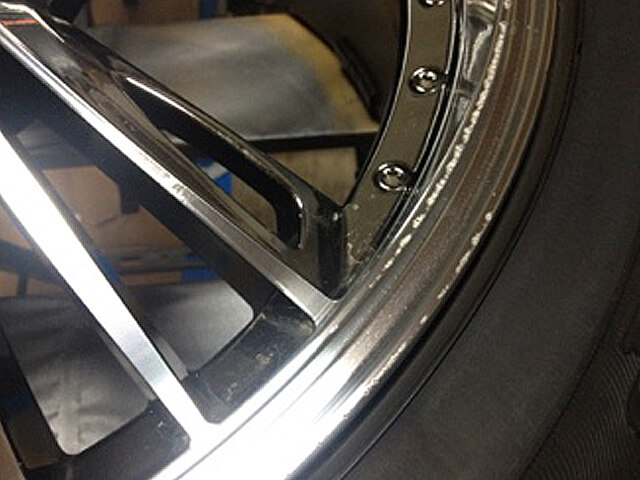 アルマイトホイール修復施工例