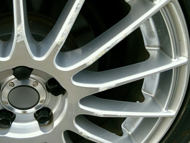 社外ホイール塗装（スバル レガシィ着用）