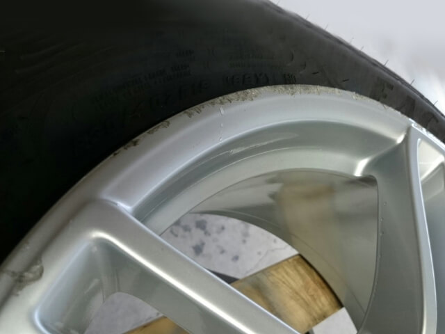 ポルシェ911カレラ純正ホイール修理＆ホイール塗装